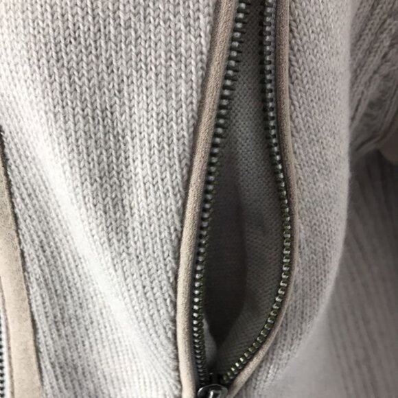 Banana Republic Merino Wool  Sweater Asymetrical Jacket Size M - Picture 5 of 10